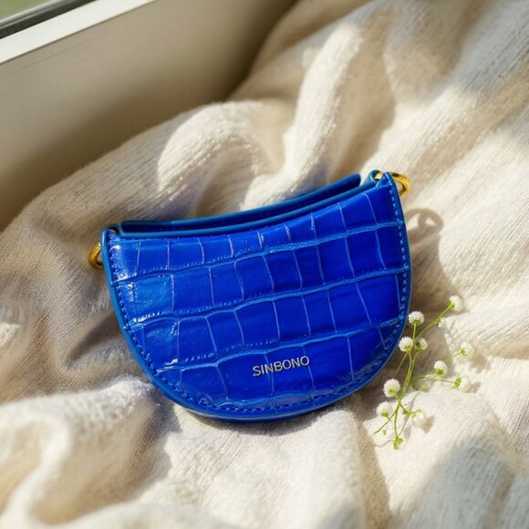 Mini Kace Crossbody Bag - Classic Blue - Picture 1 of 9